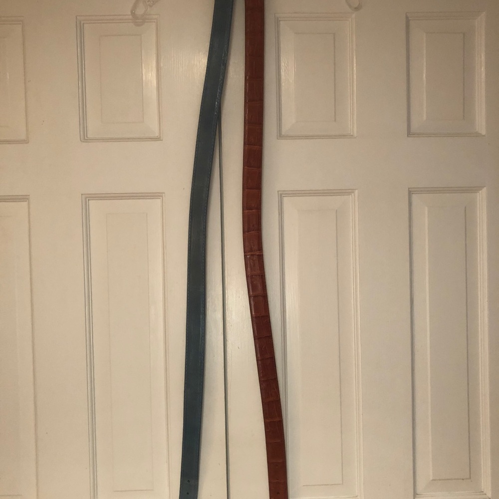 Jacob Hill Genuine Lizard & Caiman Crocdile leather belts
